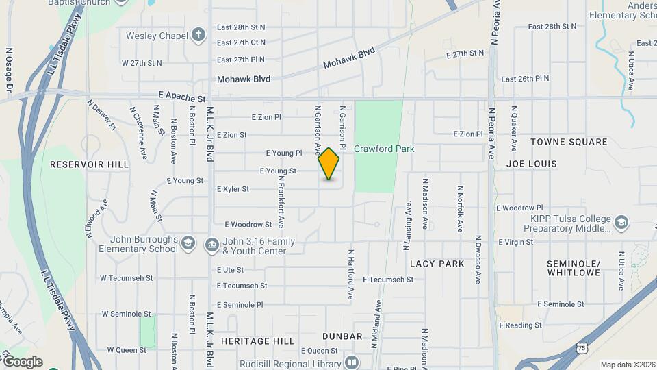 613 E Xyler St Map and Location Details