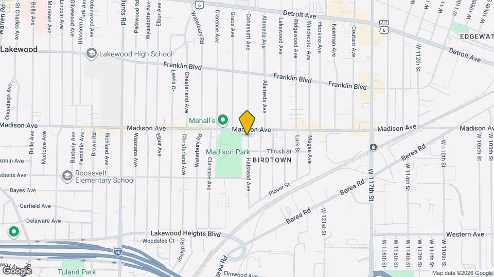 2016 Halstead Ave Map and Location Details