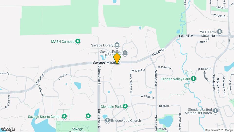 13215 Alabama Ave S Map and Location Details