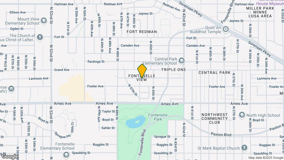4543 Larimore Ave Map and Location Details