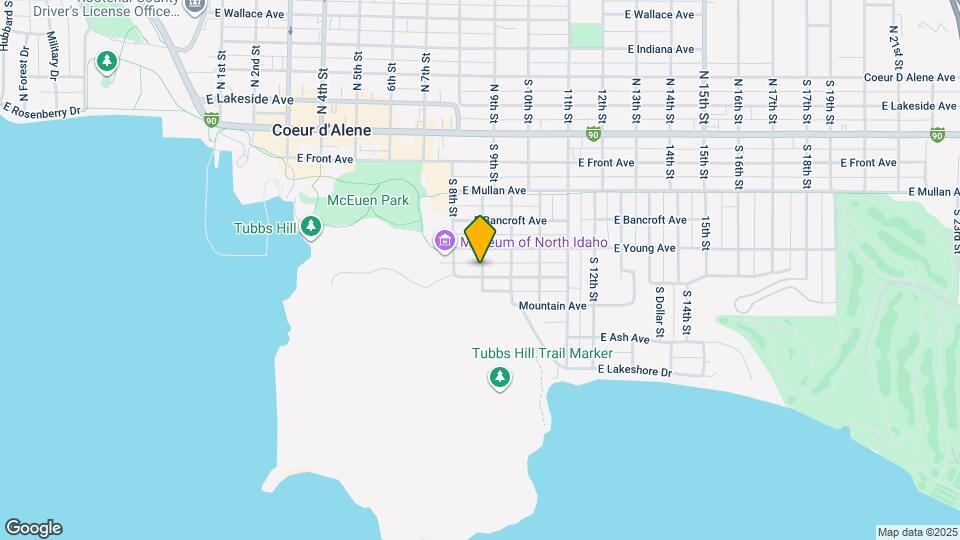 543 S 9th St Map and Location Details