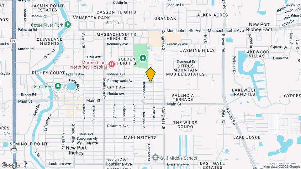 6344 Pennsylvania Ave Map and Location Details
