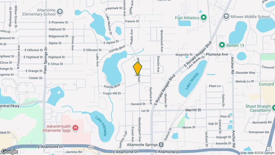 630 Newburyport Ave Map and Location Details