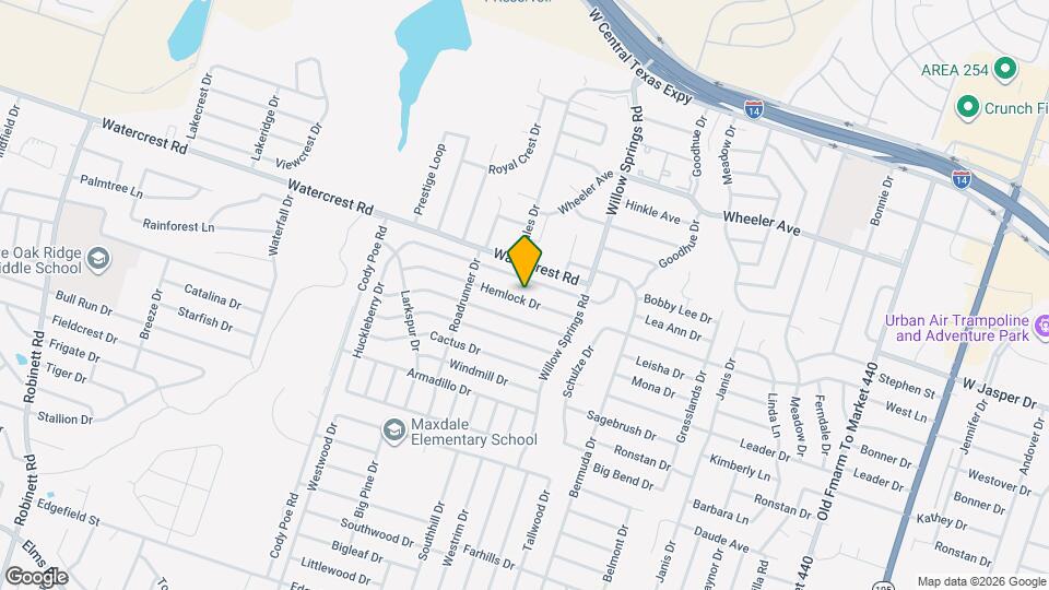 2403 Hemlock Dr Mapa y Detalles de la Ubicación