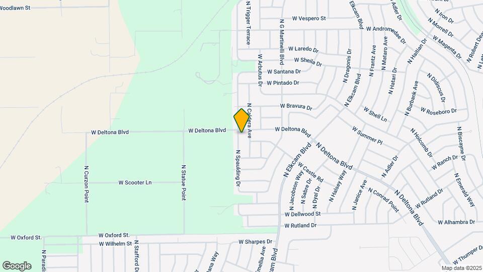 10465 N Spaulding Dr Map and Location Details