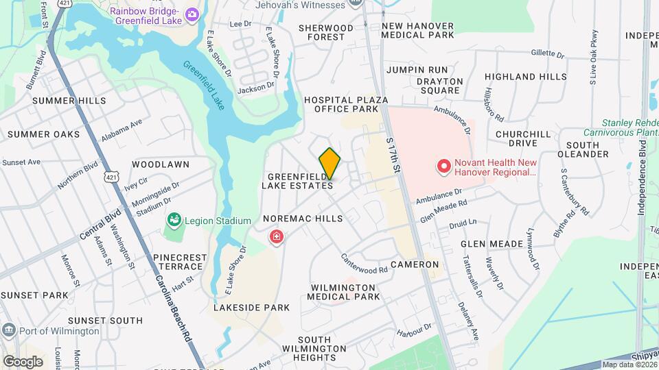 2203 Yaupon Dr Map and Location Details