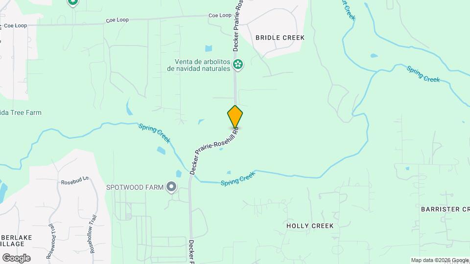 23205 Decker Prairie-Rosehill Rd Map and Location Details