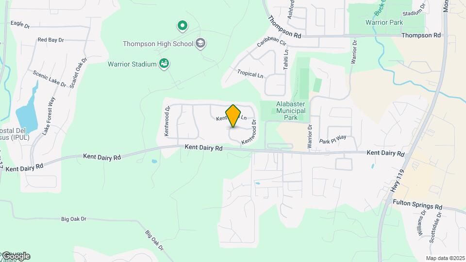 121 Kentwood Way Map and Location Details