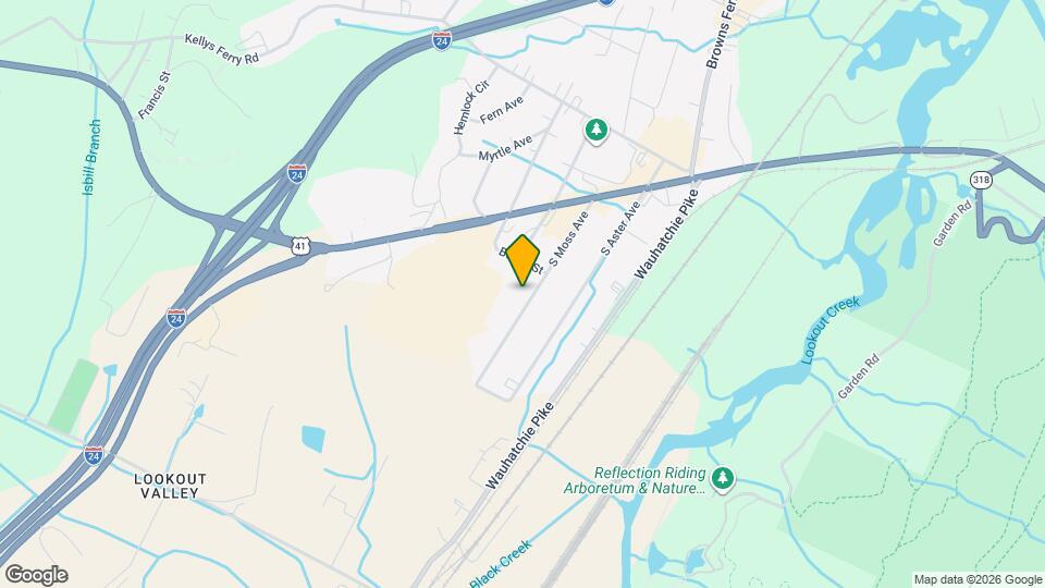 209 S Moss Ave Map and Location Details