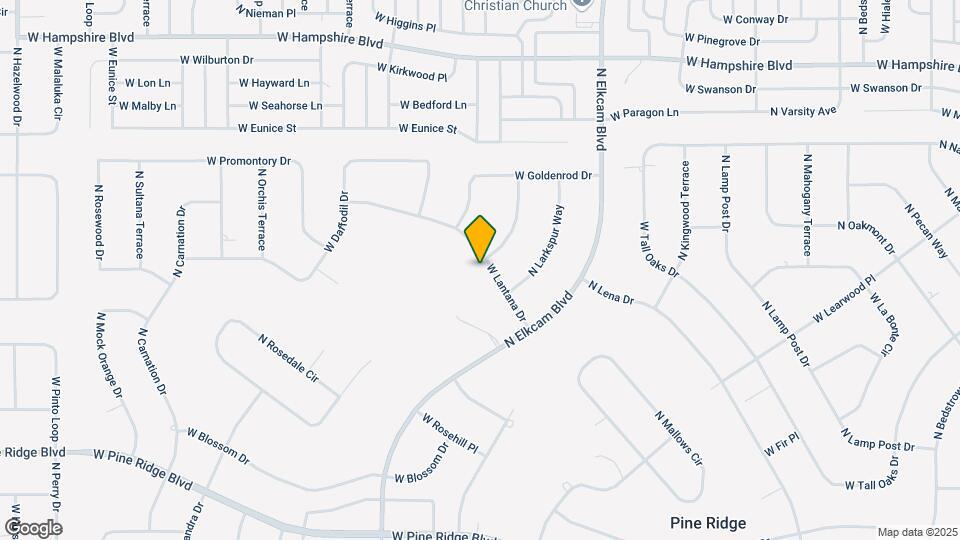 2920 W Lantana Dr Map and Location Details