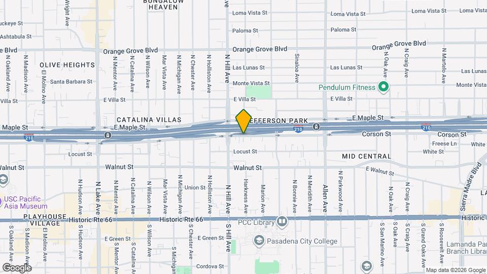 1468 Corson St, Unit A Map and Location Details