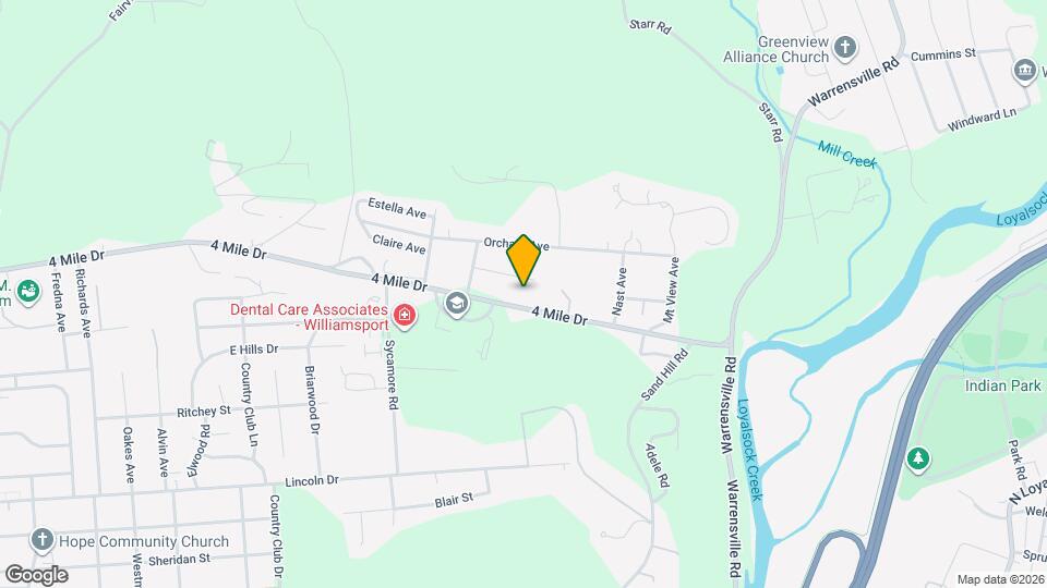 2831 Four Mile Dr Map and Location Details