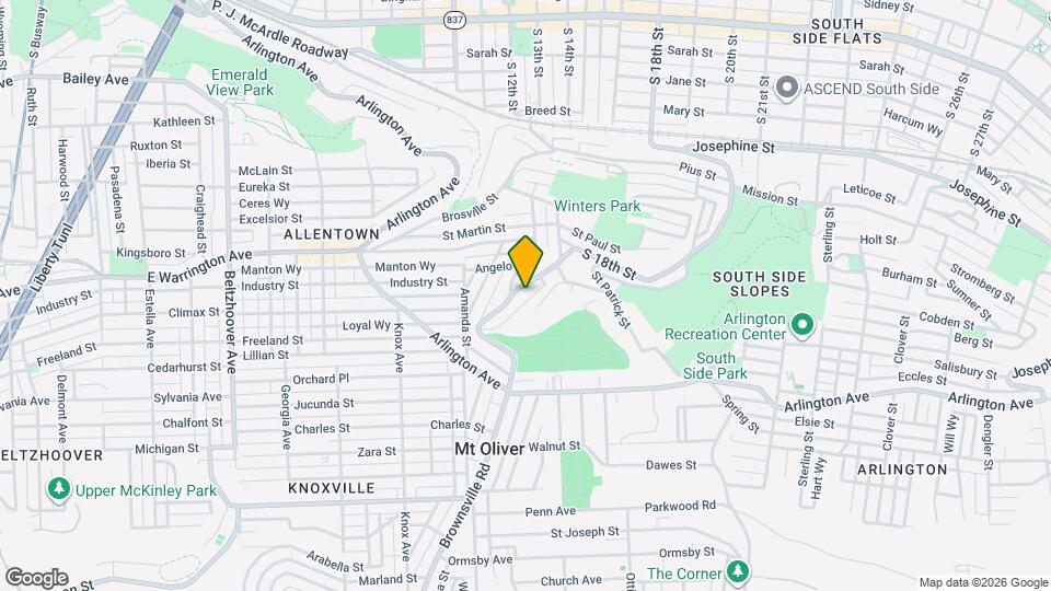 2623 S 18th St Map and Location Details