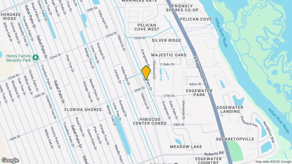 2524-2526 Fern Palm Dr Map and Location Details