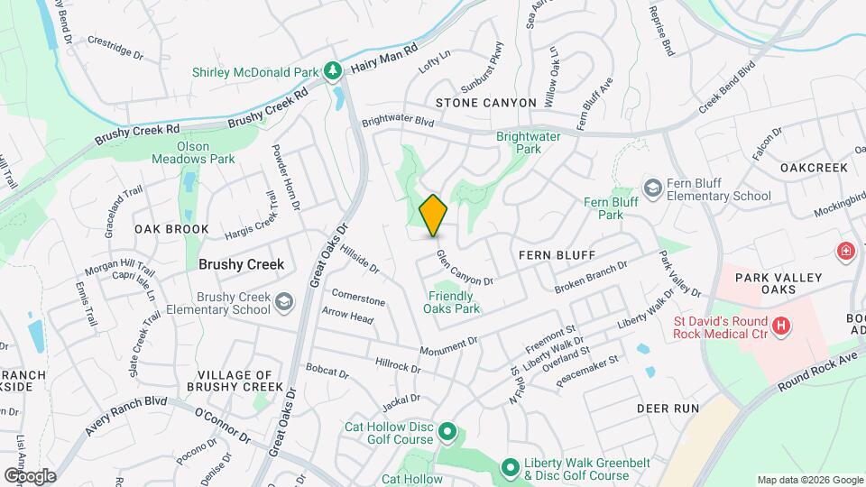 8611 Glen Canyon Dr Map and Location Details