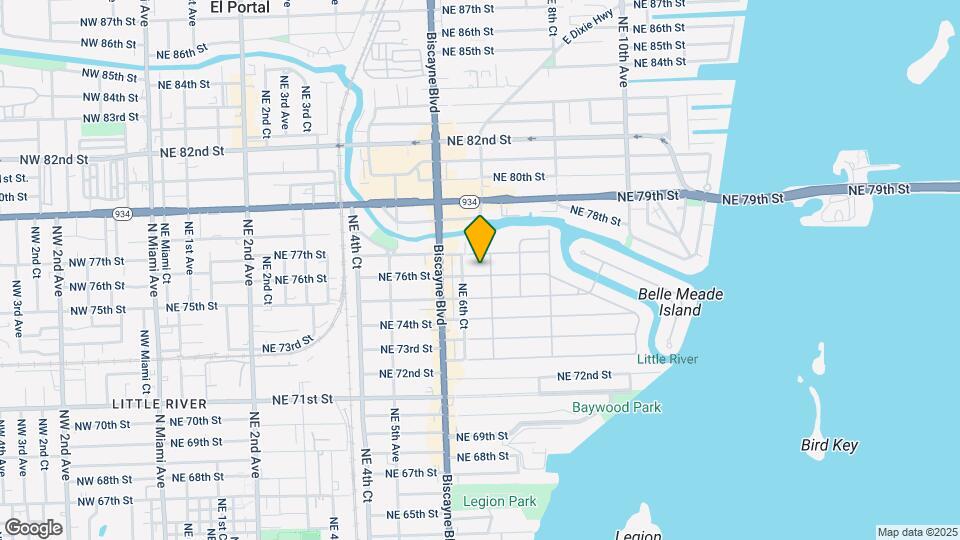 681 NE 76th St Map and Location Details