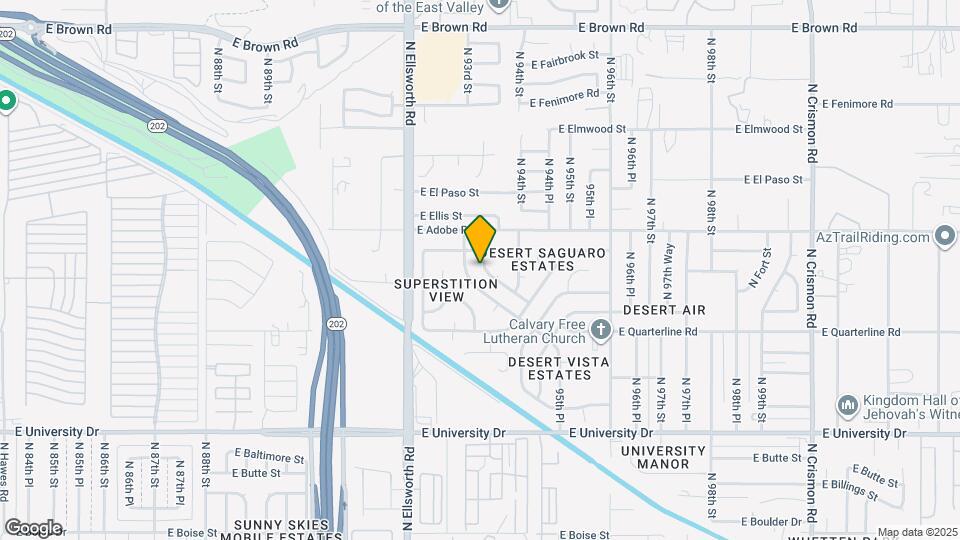 9321 E Dallas St Map and Location Details