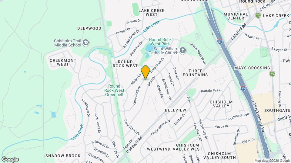 1007 Lime Rock Dr Map and Location Details