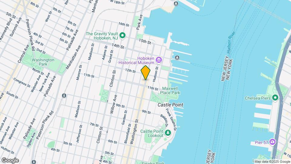 1124 Washington St Map and Location Details