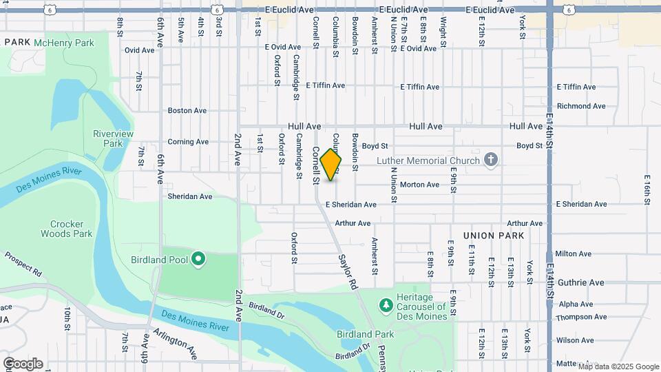2620 Columbia St Map and Location Details