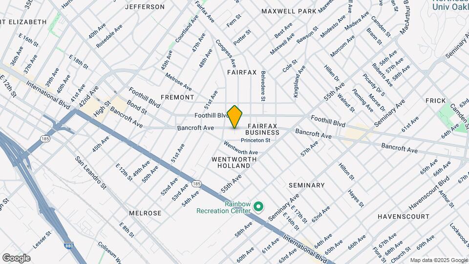 5335 Bancroft Ave Map and Location Details