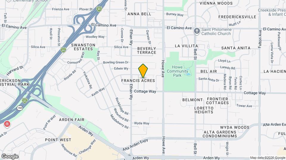 2129 Winafred St Map and Location Details