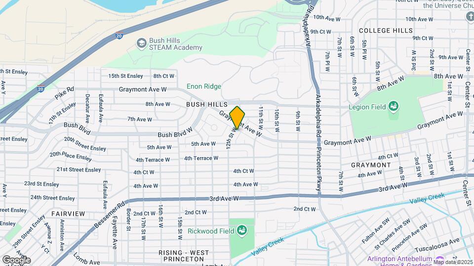 521 12th St W Map and Location Details