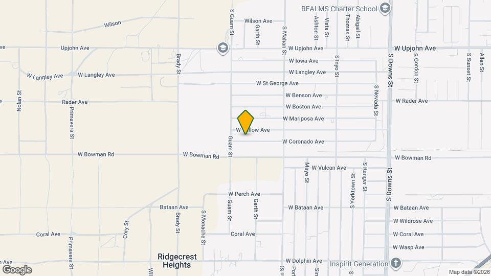 1416 W Coronado Ave Map and Location Details