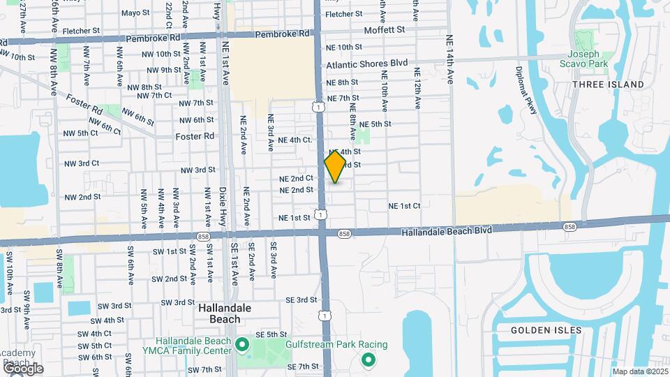 623 NE 2nd St Map and Location Details