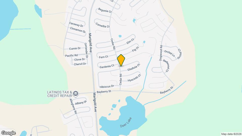 202 Gladiola Ct Mapa y Detalles de la Ubicación