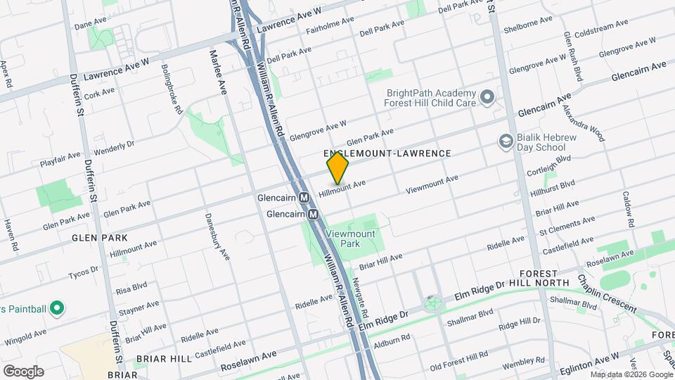 157 Hillmount Ave Map and Location Details