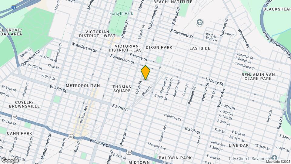 511 E 32nd St Map and Location Details