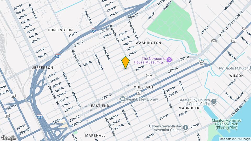 1036 31st St Map and Location Details