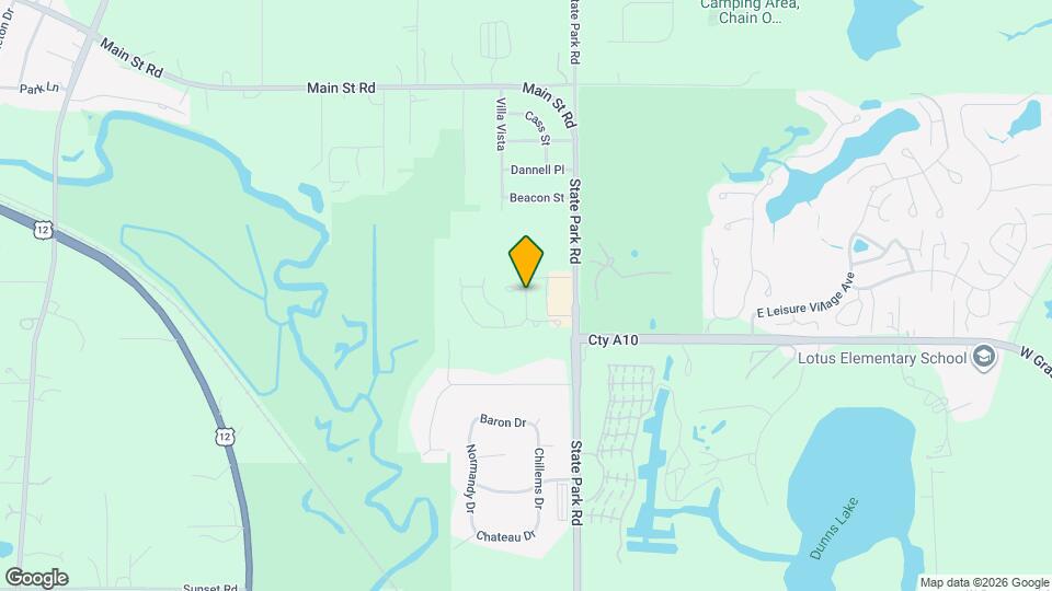 7106 Country Club Hills Dr Map and Location Details