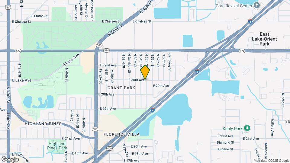 3626 N 55th St Map and Location Details