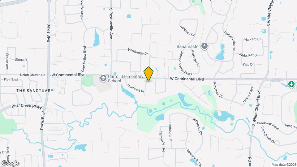 1203 Oakwood Trail Map and Location Details
