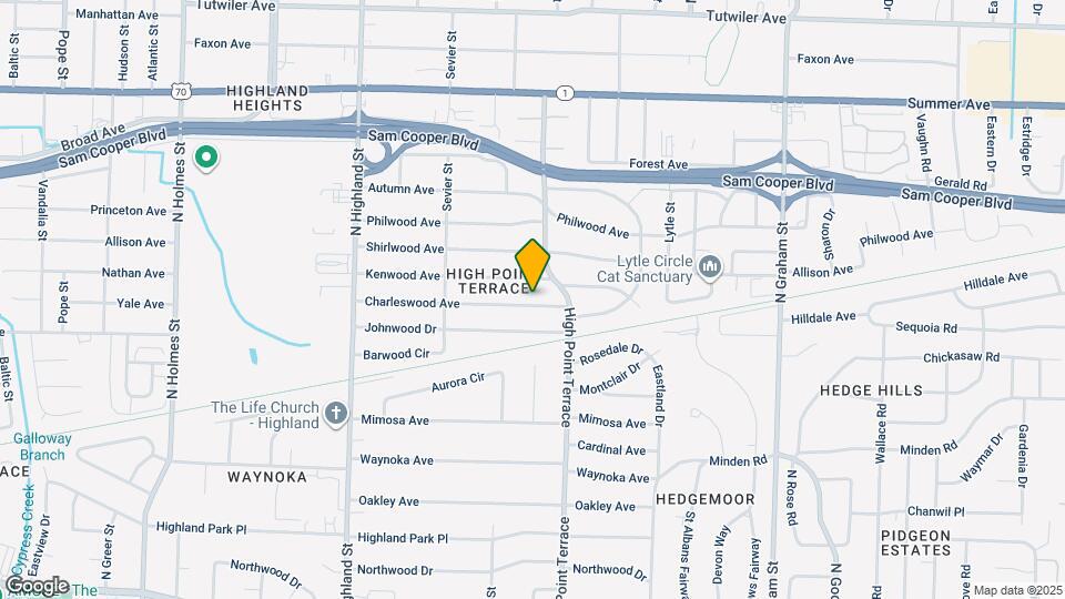 3704 Charleswood Ave Map and Location Details