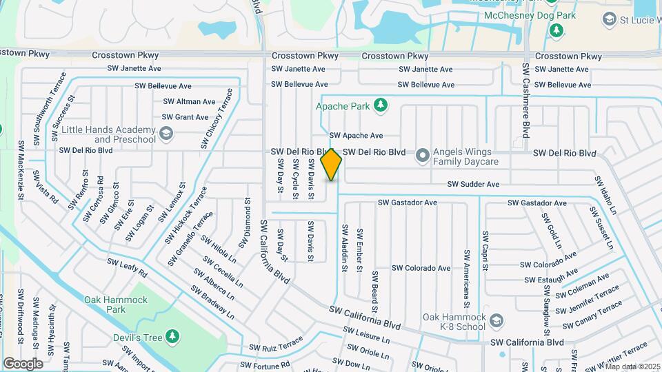 1857 SW Agnes St Map and Location Details