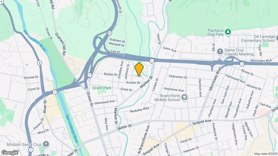 624 Button St Map and Location Details