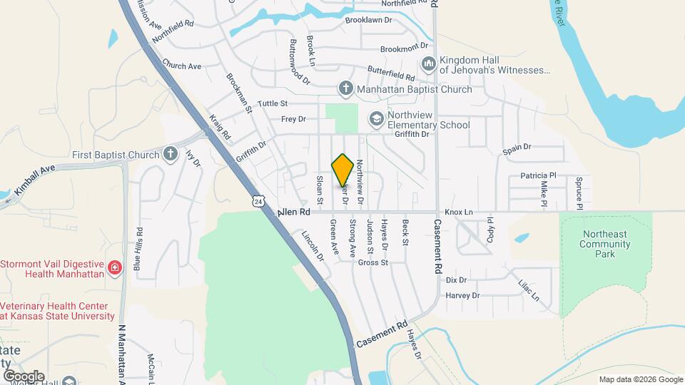 2117 Blaker Dr Map and Location Details