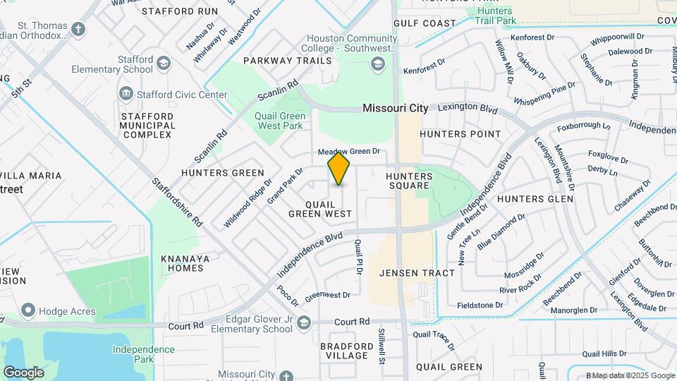 1930 Highcrest Dr Map and Location Details