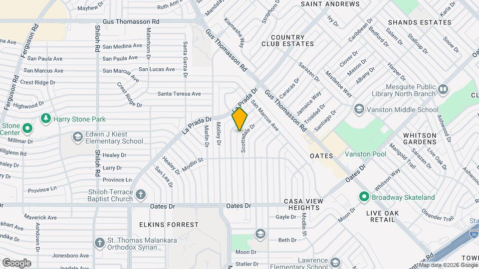 4437 Scottsdale Dr Map and Location Details
