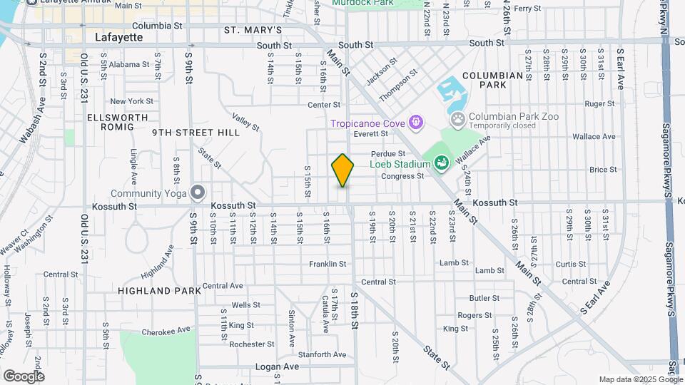 618 S 18th St Map and Location Details