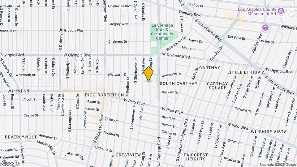 1139 S Corning St, Unit 1 Map and Location Details