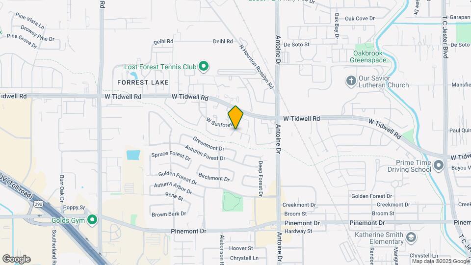 5853 Village Forest Ct Map and Location Details