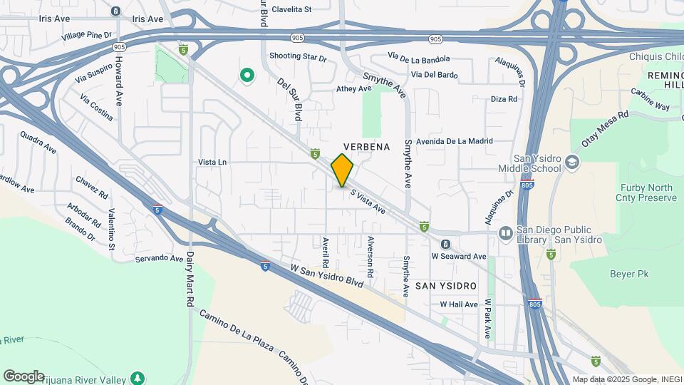 354-356 S Vista Ave Map and Location Details
