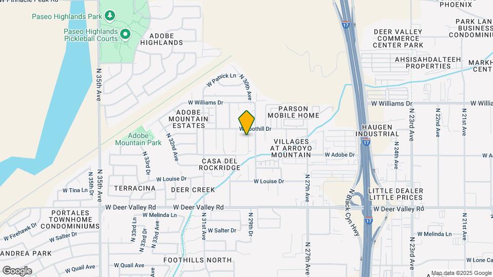 22234 N 29th Dr Map and Location Details