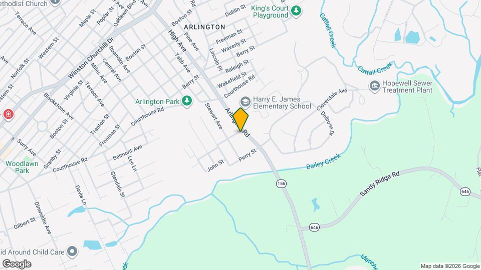 1900 Arlington Rd Map and Location Details