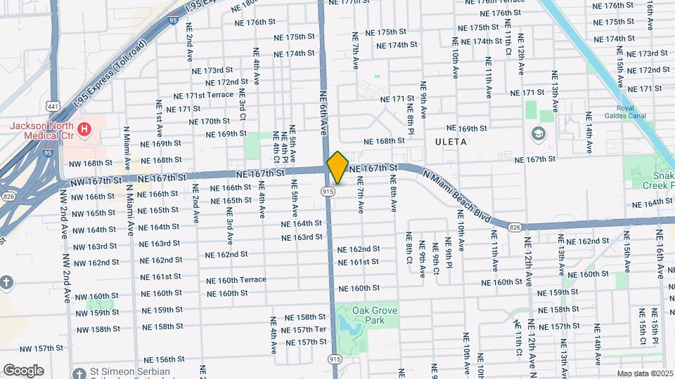 630 NE 166th St Map and Location Details
