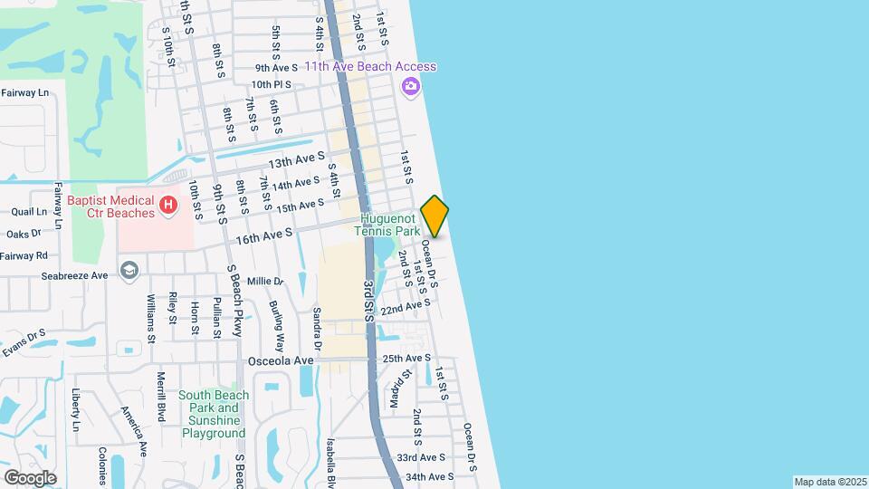 1843 Ocean Dr S Map and Location Details